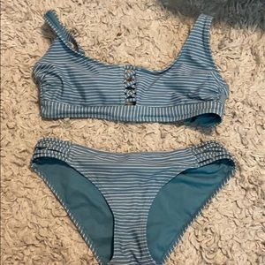 Xhilaration teal swimsuit